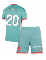 Atletico Madrid Axel Witsel #20 Bortedraktsett Barn 2024-25 Korte ermer (+ bukser)